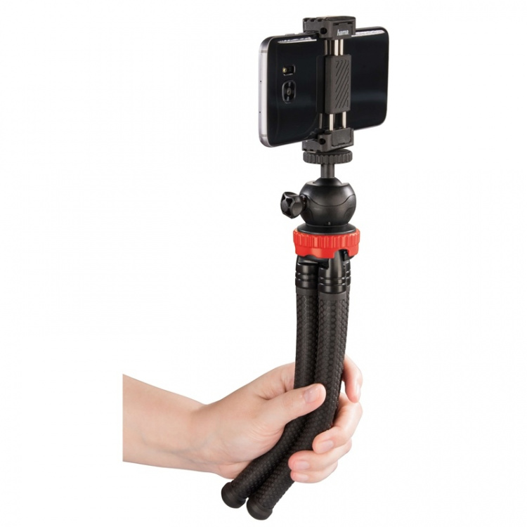 Hama Bordsstativ Kamera, Smartphone & GoPro FlexPro 27 cm Röd