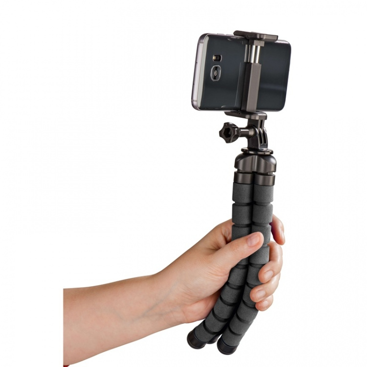 Hama Bordsstativ Flex Smartphone & GoPro 26cm Svart