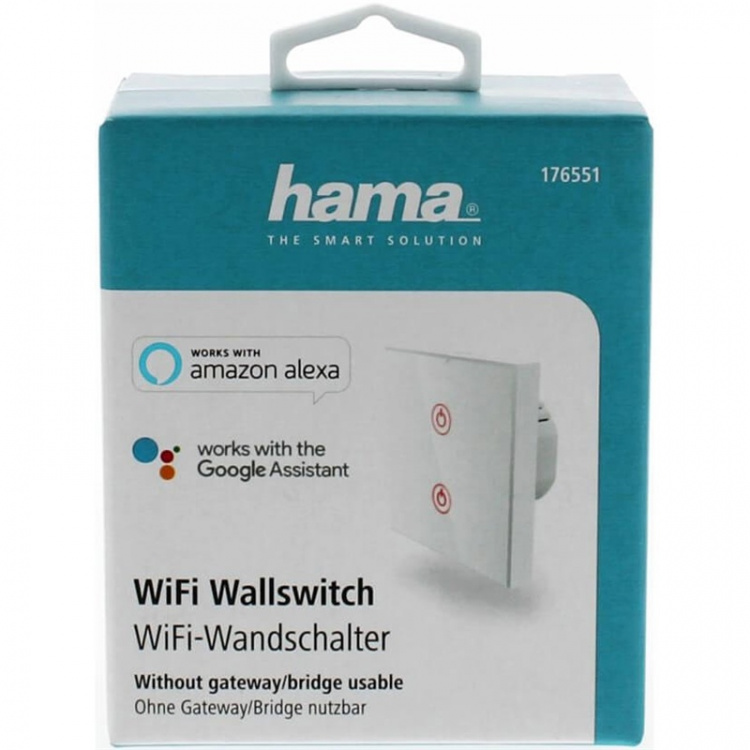 Hama WiFi Strömbrytare Vit Hama WiFi Strömbrytare Vit