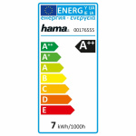 Hama Wifi Led-Lampa E27 Varmvit 7W Dimbar