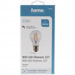 Hama Wifi Led-Lampa E27 Varmvit 7W Dimbar