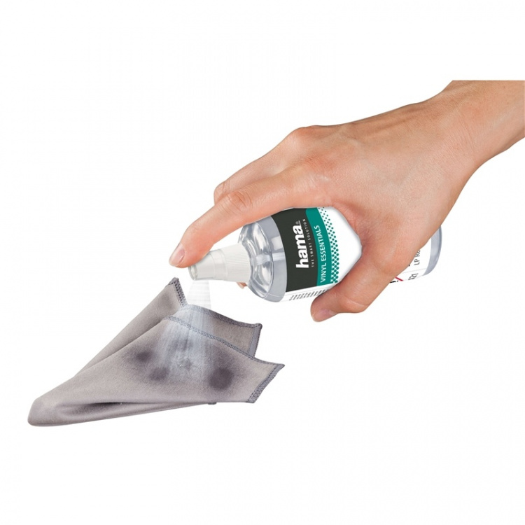 Hama Rengöringskit Vinylskivor Borste och Rengöringsmedel 100 ml Hama Rengöringskit Vinylskivor Borste och Rengöringsmedel 100 ml