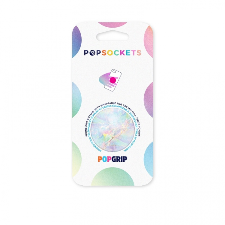 PopSockets Opal Avtagbart Grip med Ställfunktion PopSockets Opal Avtagbart Grip med Ställfunktion