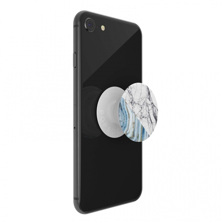 PopSockets Aegean Marble Avtagbart Grip med Ställfunktion PopSockets Aegean Marble Avtagbart Grip med Ställfunktion