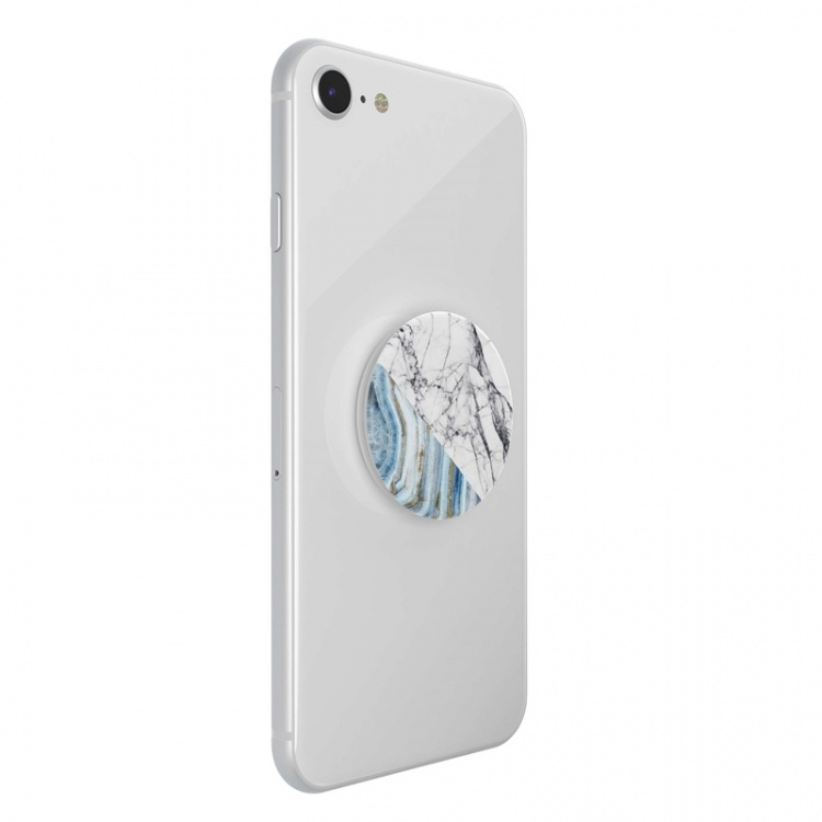 PopSockets Aegean Marble Avtagbart Grip med Ställfunktion PopSockets Aegean Marble Avtagbart Grip med Ställfunktion