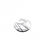 Popsockets Dove White Marble Avtagbart Grip Med Ställfunktion