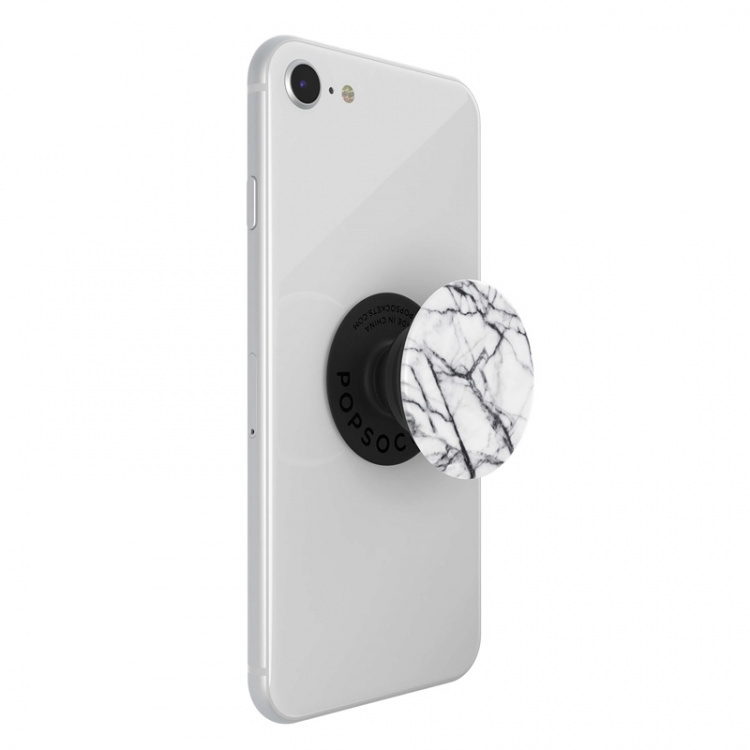 Popsockets Dove White Marble Avtagbart Grip Med Ställfunktion