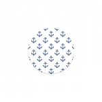 PopSockets Anchors Away White Avtagbart Grip med Ställfunktion