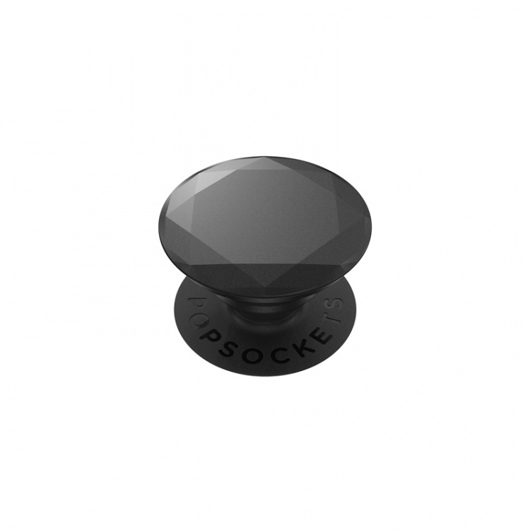 Popsockets Metallic Diamond Black Avtagbart Grip Med Ställfunktion Premium Popsockets Metallic Diamond Black Avtagbart Grip Med Ställfunktion Premium