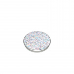 PopSockets Sparkle Snow White Avtagbart Grip med Ställfunktion Premium