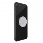 PopSockets Sparkle Snow White Avtagbart Grip med Ställfunktion Premium