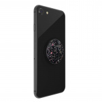 PopSockets Sparkle Black Avtagbart Grip med Ställfunktion Premium