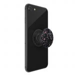 PopSockets Sparkle Black Avtagbart Grip med Ställfunktion Premium