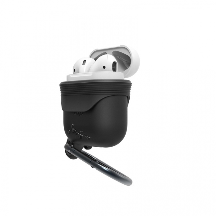 Elago Skyddsväska för Airpod Vattentät med Hängare Svart Elago Skyddsväska för Airpod Vattentät med Hängare Svart
