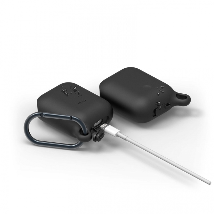 Elago Skyddsväska för Airpod Vattentät med Hängare Svart Elago Skyddsväska för Airpod Vattentät med Hängare Svart