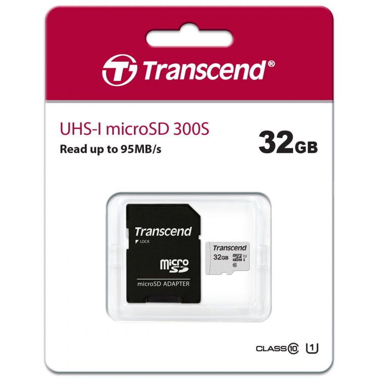 Transcend microSDHC 32GB U1 (R95/W25)