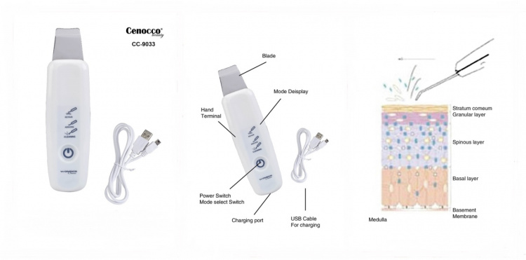 Cenocco Wonder Cleaner Ansiktsrengöring, Rosa