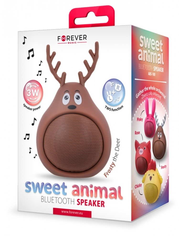 Sweet Animal, Bluetooth-högtalare - Rådjuret Frosty Sweet Animal, Bluetooth-högtalare - Rådjuret Frosty