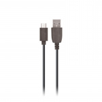Setty Billaddare USB-uttag med micro-USB kabel 1 m, 1A, Svart