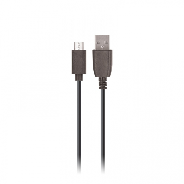 Setty Billaddare USB-uttag med micro-USB kabel 1 m, 1A, Svart