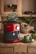 Adler Espressomaskin - 15 bar, Röd