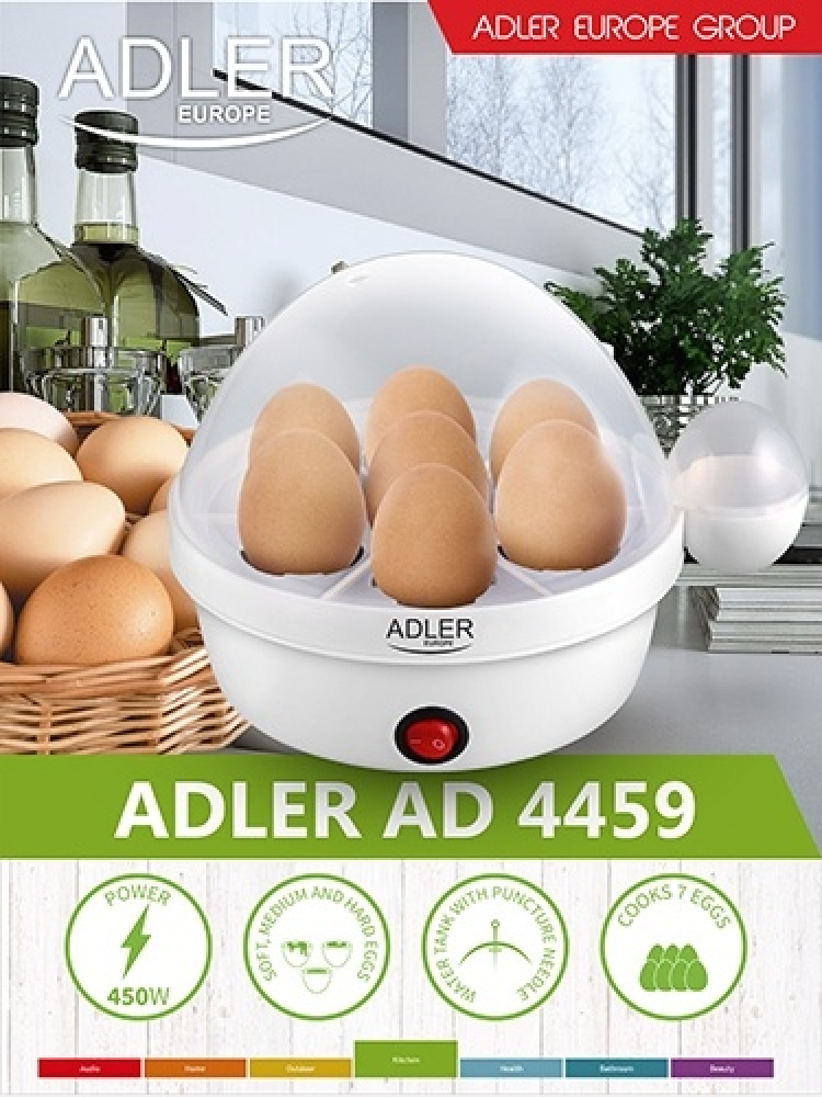Adler AD 4459 Äggkokare för 7 ägg