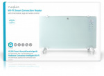 Nedis SmartLife Konvektion Värmare | Passar till badrum | Glas panel | 2000 W | 2 Värmeinställningar | LED | 15 - 35 °C | Justerbar termostat | Vit