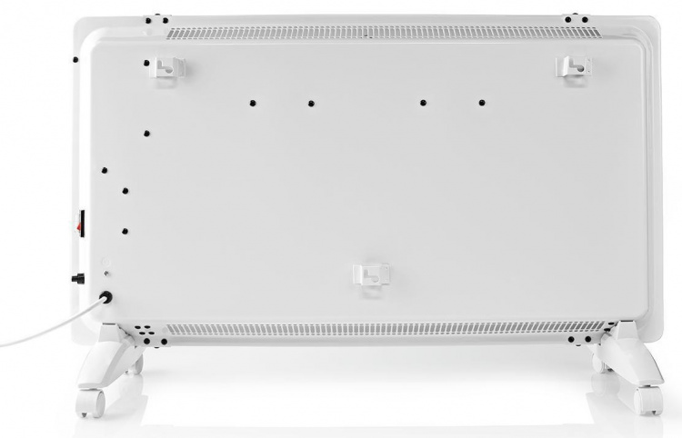 Nedis SmartLife Konvektion Värmare | Passar till badrum | Glas panel | 2000 W | 2 Värmeinställningar | LED | 15 - 35 °C | Justerbar termostat | Vit