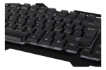 DELTACO GAMING - Tangentbord, RGB bakgrundsbelysning, USB, Nordisk Layout, metal