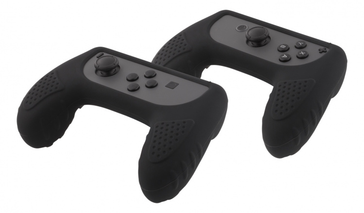 DELTACO GAMING - Silicone Controller Grips för Nintendo Switch Joy-Con, svart