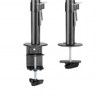 DELTACO GAMING - Dual-monitor skrivbordsfäste, 13