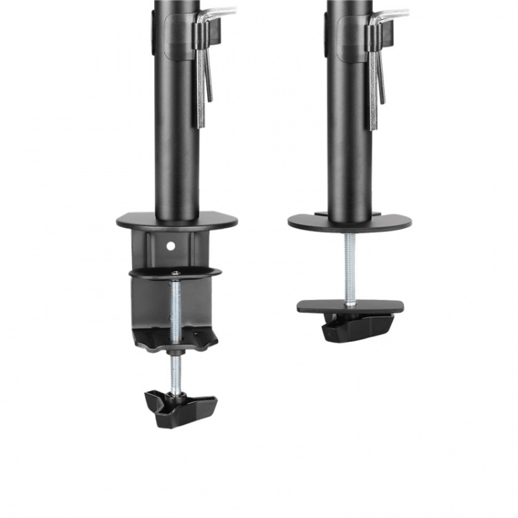 DELTACO GAMING - Dual-monitor skrivbordsfäste, 13