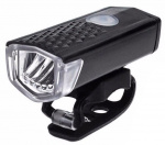 Uppladdningsbar cykellampa, 300lm, inkl. fäste & laddningskabel Uppladdningsbar cykellampa, 300lm, inkl. fäste & laddningskabel