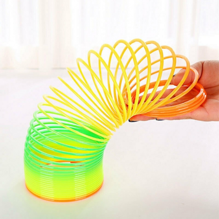 Färgglad Slinky
