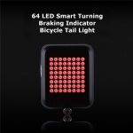 Smart automatisk baklampa till cykel med lasersensor & 64st LED Smart automatisk baklampa till cykel med lasersensor & 64st LED