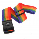 Bagageband med kodlås - Regnbåge Bagageband med kodlås - Regnbåge