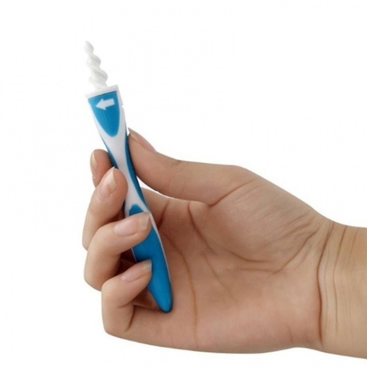 Smidig Öronvaxrensare med 16st Silikonhuvuden