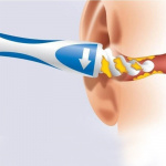 Smidig Öronvaxrensare med 16st Silikonhuvuden