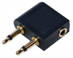 Hörlursadapter 3,5 mm till flygplan