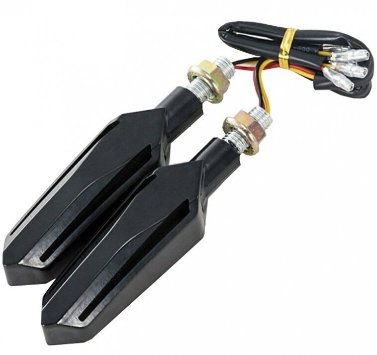 Motorcykel Blinkers LED, 2-pack, Gult ljus