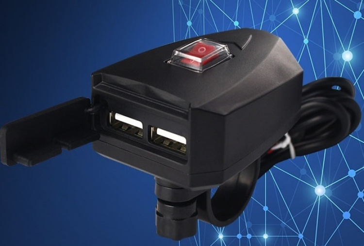 2xUSB laddare till motorcykel