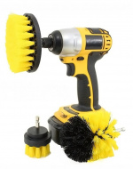 Set med 3st skurborstar till borrmaskin/skruvdragare