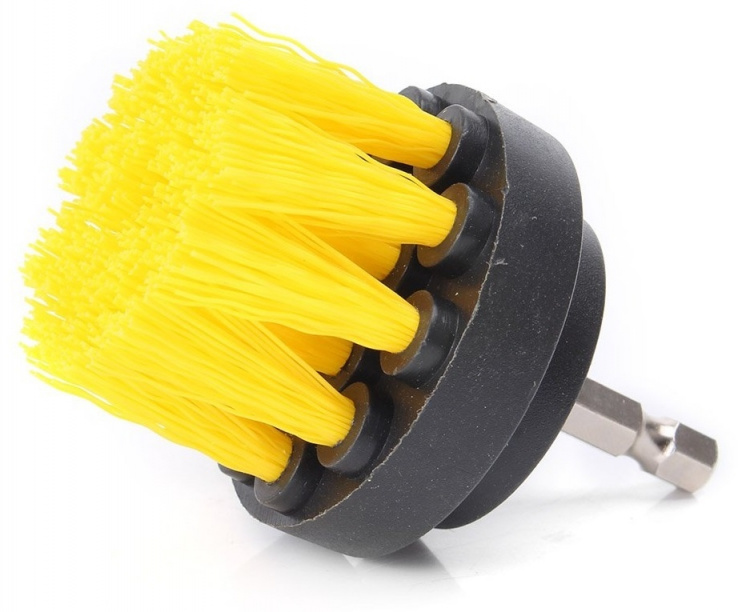 Set med 3st skurborstar till borrmaskin/skruvdragare