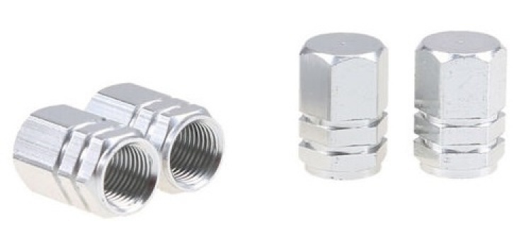 Ventilhattar 4-pack, Silver