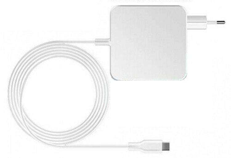 AC adapter till Typ-C PD 45W, Vit