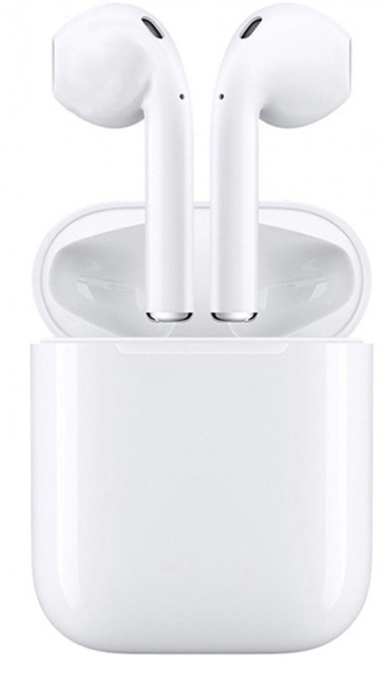 i11 TWS Trådlösa hörlurar, Bluetooth 5.0, med strömbox, Vit