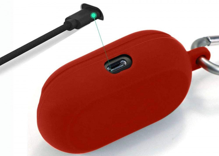 Skyddsväska till Samsung Galaxy Buds (2019), Röd