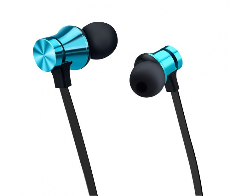 Trådlösa Bluetooth Hörlurar, Vattentålig, Svartblå