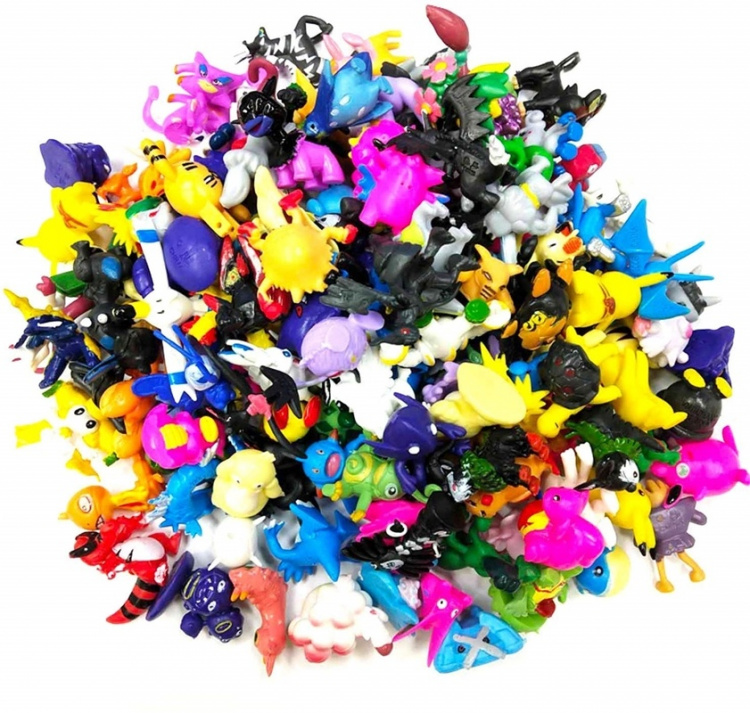 24st söta och färgglada pokémonfigurer