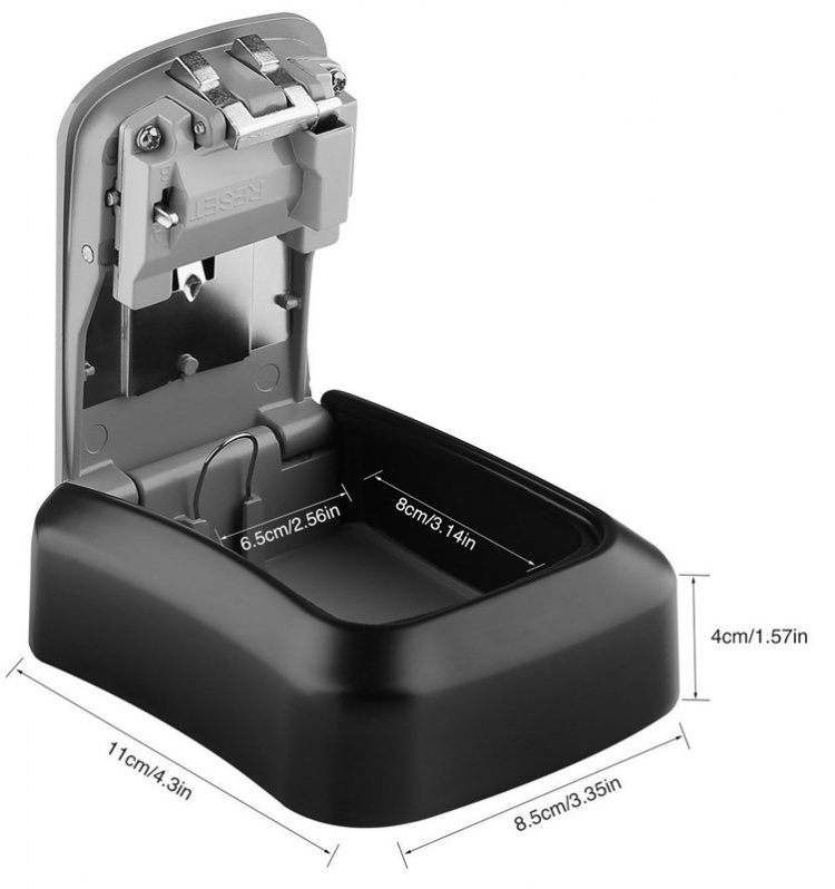 Kompakt Nyckelskåp med kodlås
